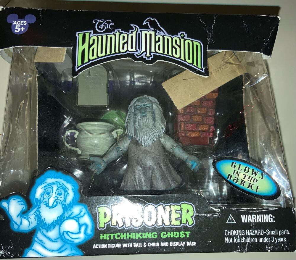 Disney Parks Haunted Mansion Prisoner Hitchhiking Ghost Figure in Package